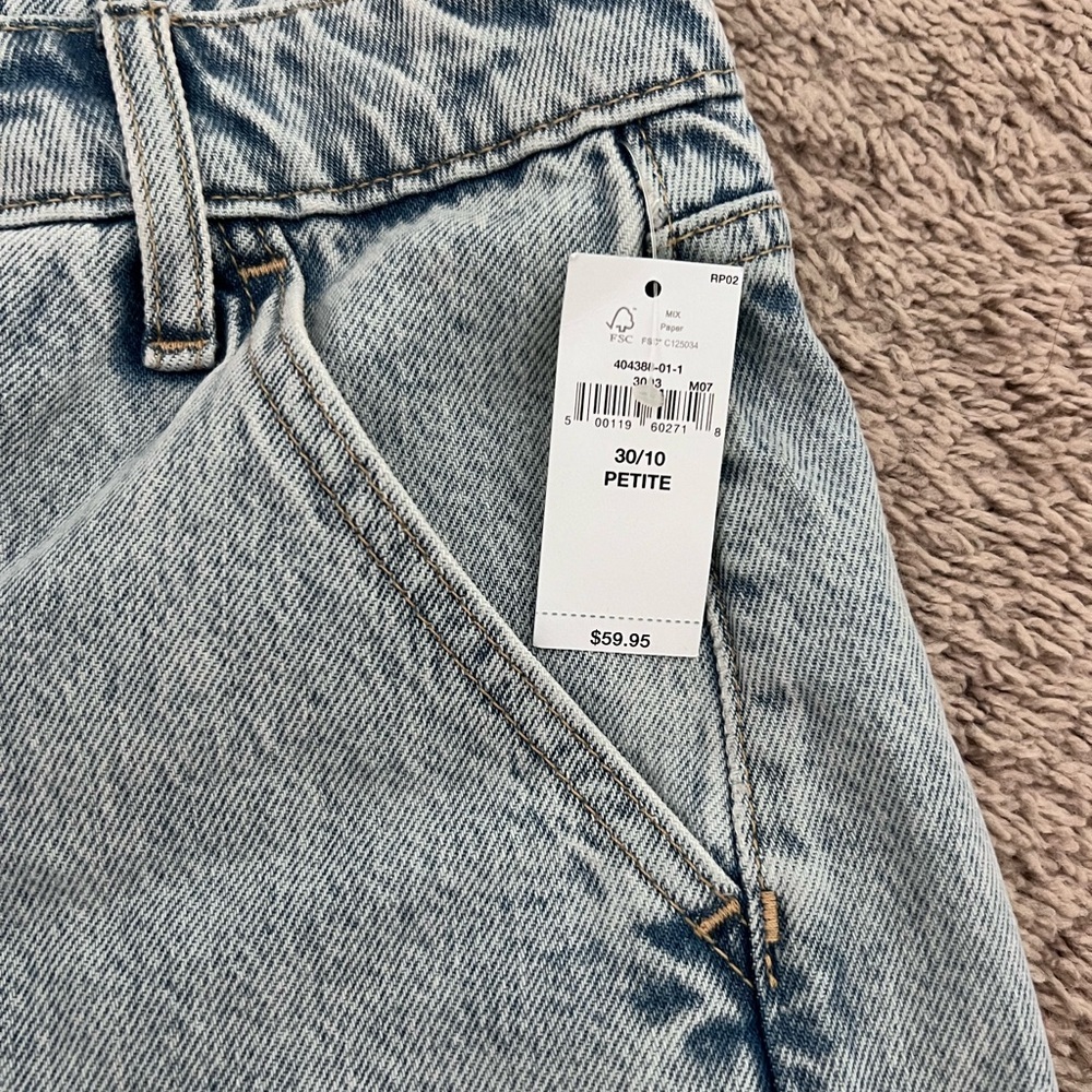 30/ 10 Petite Denim Skort Brand New With Tags